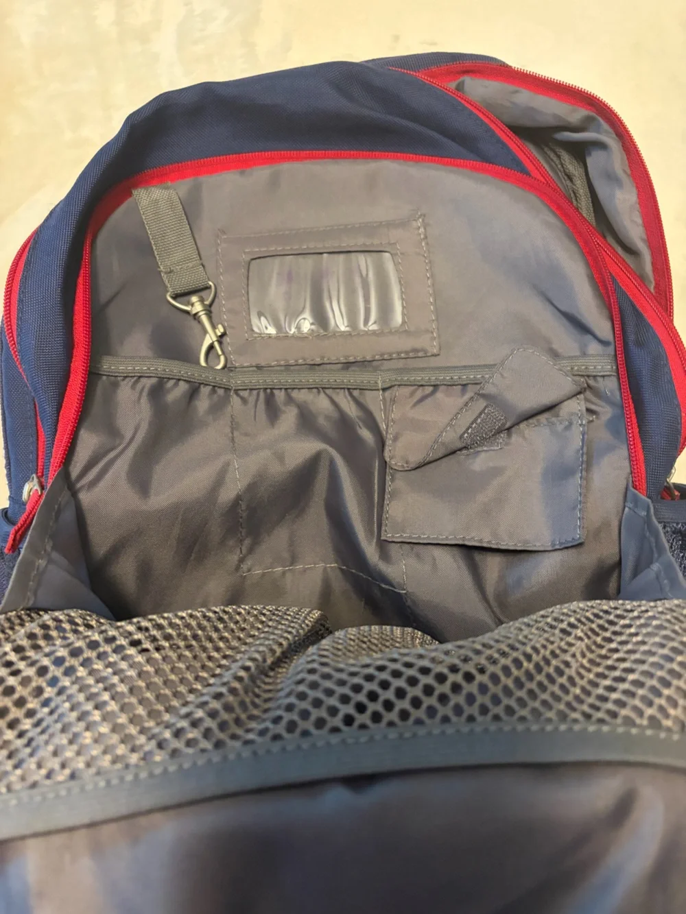 Pottery Barn Kids Navy & White Shark Stripe Backpack - Drew